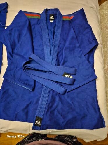 детские футбольные щитки: Мужской спортивный костюм, Adidas, 2XS, цвет - Синий — 1