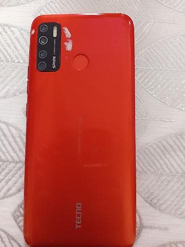 poco x6 5g: Tecno Spark, 32 GB, rəng - Qırmızı, Barmaq izi — 4