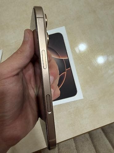 iphone 1000: IPhone 16 Pro, 128 GB, Qızılı, Face ID — 2