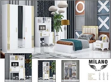 uşaq beşyi: Oğlan və qız üçün, Yeni, Təknəfərlik çarpayı, Yazı masası, Dolab — 1