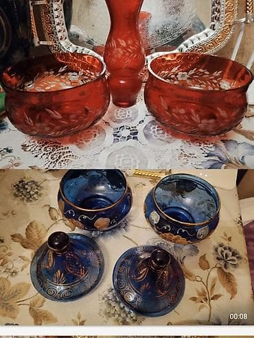 gips heykel: Mətbəx qab-qacaq dəsti - Kvadrat formalı dərin boşqablar: incə — 8