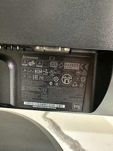 komputer klaviaturasi: Lenovo ThinkVision E1922s LCD monitor Lenovo Manitor ideal — 6