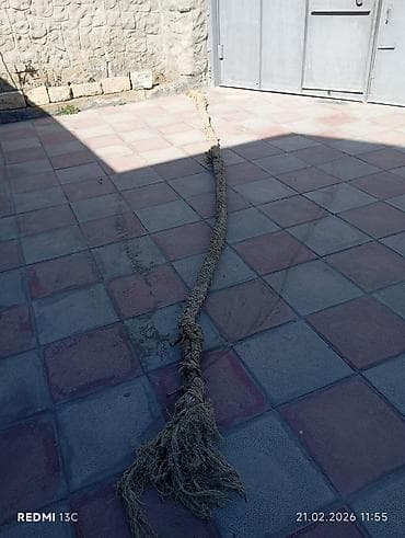 Qalin gemi kendiri.Təbii lifdən (kendir/jut tipli) qalın kəndir -