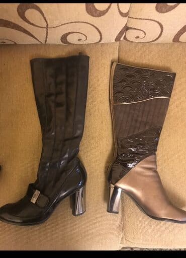 Çəkmə, Ölçü: 37, rəng - Qara, Yeni