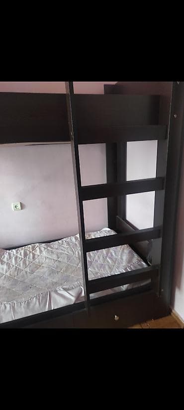 Oğlan və qız üçün, Çarpayı, Matrassız, Siyirməli, MDF