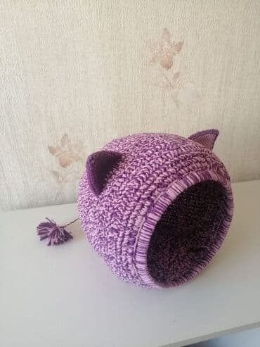 Akvariumlar: Pişik yuvası, pisik evi, pişik üçün ev, bu rəngi var, başqa rəngdə də — 1