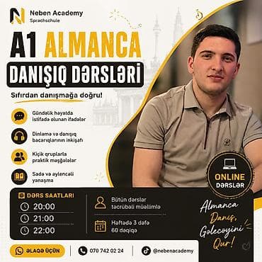 ravon r4 lizing: Xarici dil kursu, Alman dili, Danışıq klubu — 1