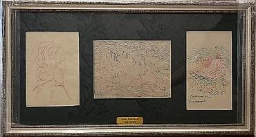 Azərbaycan Xalq rəssamı Səttar Bəhlulzadəyə aid 3ədəd qrafik işlər