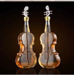 подарок любимому на 14 февраля: Skripka formalı şüşə qab Şüşə skripka formalı içki qabı - Həcmi — 4