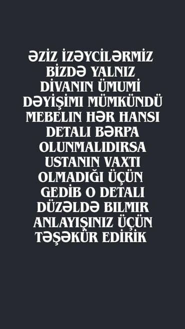 oğlan saç kəsimləri: Mebellərin təmiri, bərpası — 2