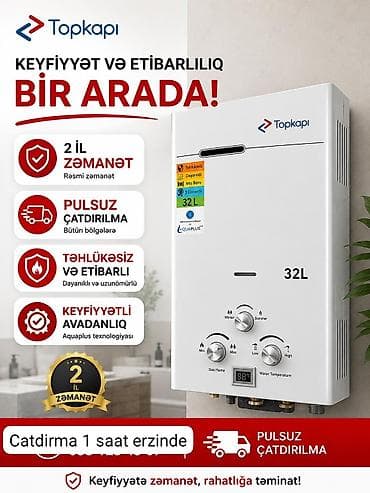 Пятиминутка Topkapı, 32 л/мин., Новый, Нет кредита, Бесплатная доставка, Доставка в районы — 1