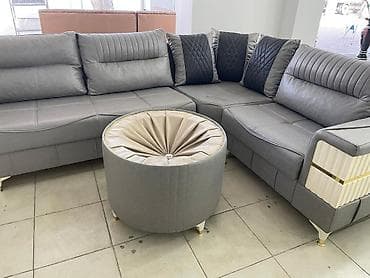 dəri divan: Künc divan, Yeni, Parça, Pulsuz çatdırılma — 10