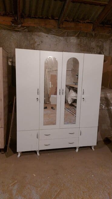 laminat qiyməti: Yeni, Açılan, 4 qapılı Düz dolab, Dolab-asılqan, Azərbaycan — 21