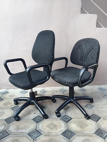 Ofis və oyun kresloları: İşlənmiş, Təkərli, Qolları tənzimlənir, Dəri — 3