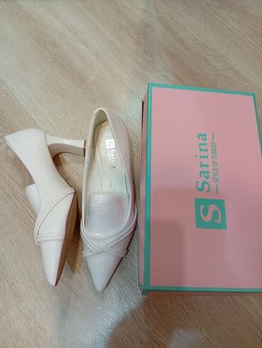 Tuflilər, Ölçü: 39, rəng - Ağ, Yeni