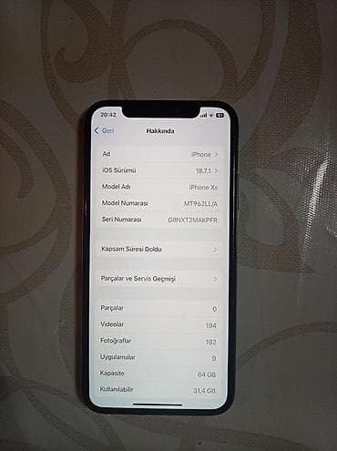 Mətbəx texnikası: IPhone Xs, Qızılı, Face ID — 5