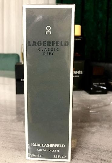 “KARL LAGERFELD Classic Grey” Eau de Toilette (ETD) 100 ml. Çox at lalafo.az “KARL LAGERFELD Classic Grey” Eau de Toilette (ETD) 100 ml. Çox