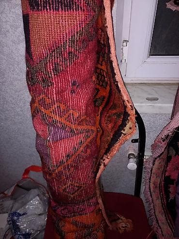 xalca tuklu: Şəki–Quba bölgəsi üslubunda əl toxuması yun kilim - Material: 100% — 5