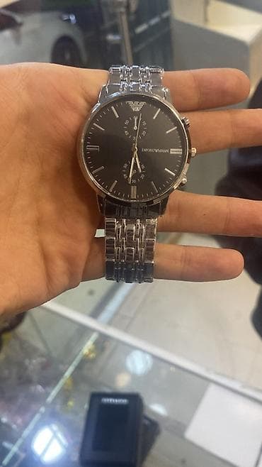 poljot saat: Yeni, Qol saatı, Emporio Armani, rəng - Gümüşü — 2