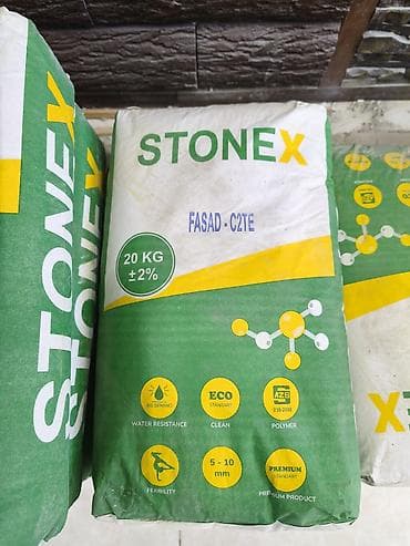 STonex Fasad Yapışdırıcı Qarışıq – C2TE Məhsul xüsusiyyətləri: - — 1