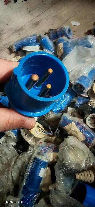 cabel: Sənaye tipli elektrik fişi (CEE/IEC tip), mavi korpuslu — 3