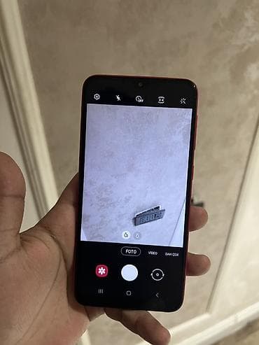 Kompüter, noutbuk və planşetlər: Samsung Galaxy A10, 32 GB, rəng - Qırmızı, Sensor — 7