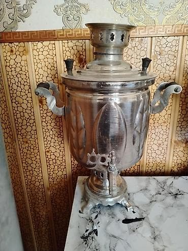 antik samovar: 5 litr od cüzi endirim var zavatskoy samavar qədimin.di.qiymət.220 — 2