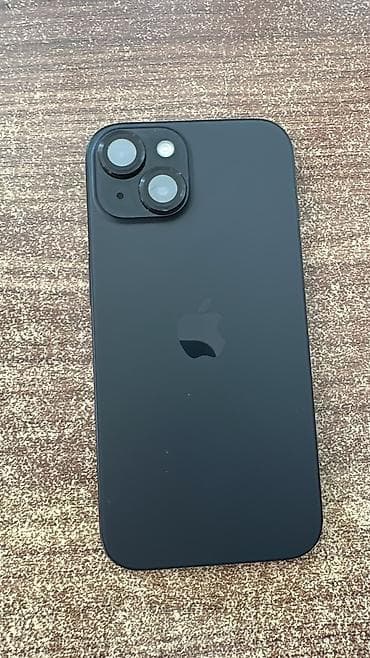 ipad pro m5: IPhone 15, 128 GB, Midnight, Simsiz şarj, Face ID, Sənədlərlə — 7