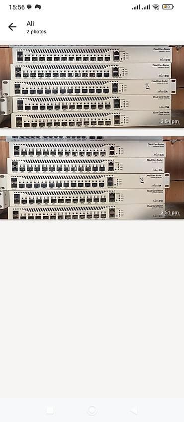 MikroTik CCR2004-1G-12S+2XS Cloud Core Router satılır MikroTik-in ən