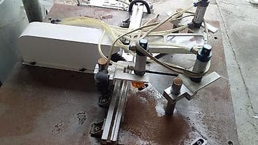 kosa və keçəl şəkilləri: PVC/alüminium pəncərə-qapı istehsalı üçün künc frezə və aksesuar kəsim — 6