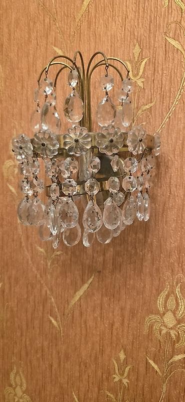 Klassik kristal divar bra 2 ədədi - Stil: Klassik/retro - Korpus