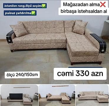 Künc divan, Yeni, Açılan, Bazalı, Parça, Şəhərdaxili pulsuz çatdırılma