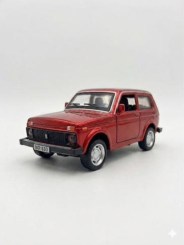 Metal maket avtomobil – Lada Niva (VAZ-2121) - Miqyas: təxmini 1:24 - — 1
