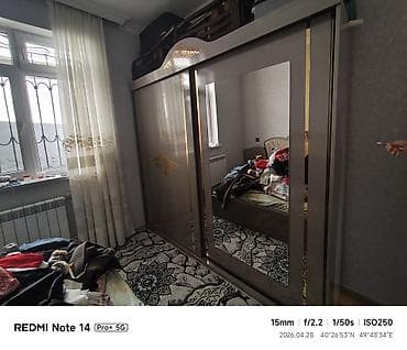 asilqan 65 azn: 2 qapılı, Güzgülü, Boz, Taxta, Kupe, Düz dolab — 4