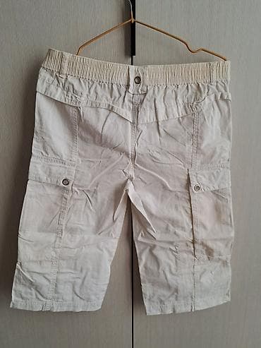 adidas şort: Açıq krem rəngli 11-12 yaşa şort-kargo (İspaniya) boy 150/65 sm - — 2