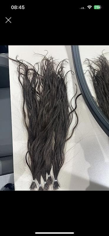 Taxma saçlar, Təbii