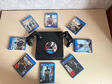 PlayStation 4 Slim oyun paketi Komplekt: - PS4 Slim konsolu (qara