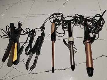 ev qizdirici: Saç üçün istilik alətləri dəsti Tərkib: - 3 ədəd buruq saç maşası — 2