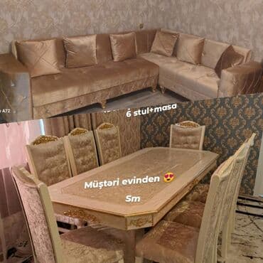 прихожая мебель: Stol stul dəstlərimiz hər ölçüde her madelde Ucuz və keyfiyyətli Bizde — 1