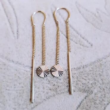 sirqalar qizil: Sırğa, Sarı qızıl, 585 Əyar, 1900 g — 2