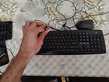 Məhsul: Klaviatura + Siçan + Mousepad dəsti Her biri ayrı ayrı qiymətə