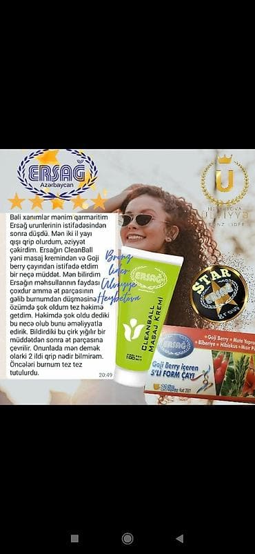 Hər evə usaqdan böyüyə hamiya lazim olacaq masaj kiremi