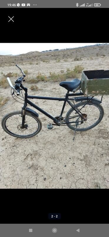 24 dyumlu velosiped: İşlənmiş Şəhər velosipedi 26", sürətlərin sayı: 7, Ünvandan götürmə, Ödənişli çatdırılma — 1