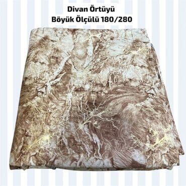 divan üsdü: Divan üçün rəng - Qızılı Yataq örtüyü — 6