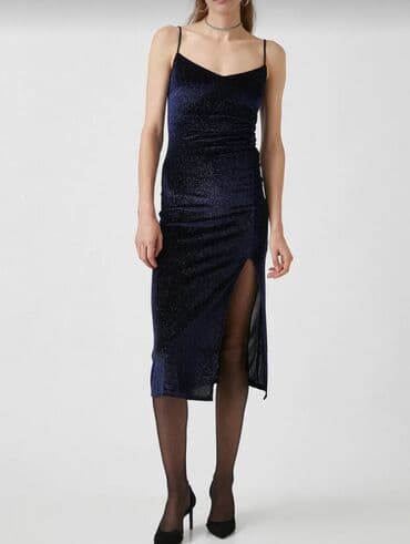 midi məxmər ətəklər: Yenidir! Markası Koton, XS-S ölçüyə uyğundur, parçası dartılandır — 6