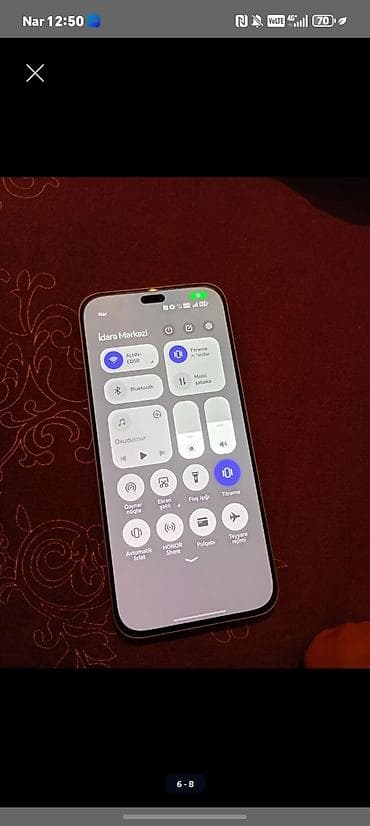 Məişət texnikası: Honor 400 Lite, 256 GB, rəng - Gümüşü, Barmaq izi — 7