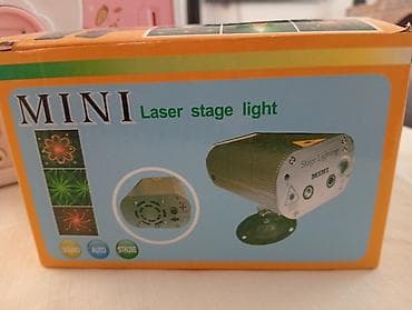 Şamlar: Mini Laser Stage Light – səhnə və ev tədbirləri üçün kompakt lazer — 1