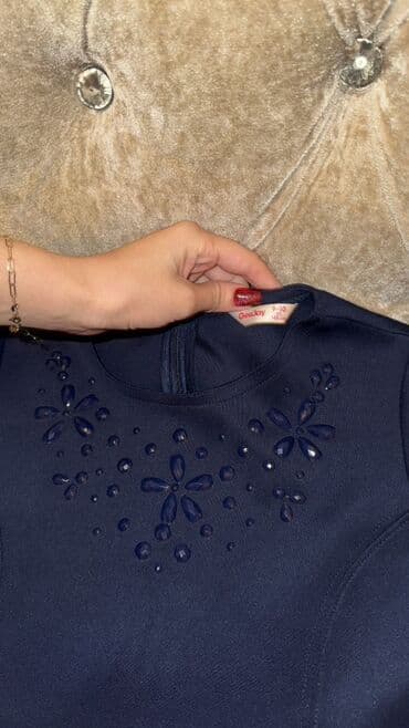 qış donu: Uşaq paltarı 9.10 yas – GėеJay brendi yeni kimi - Rəng: tünd göy — 2