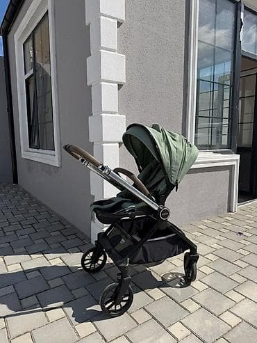 uşaq xalca: Uşaq arabası – kolyaska (Kidilo modeli) - Rəng: zeytun-yaşıl kumaş — 3