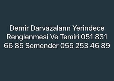 Köhne Darvazaların Yenilenmesi Ve Temiri.Yerindece Renglenmesi